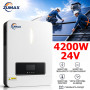  Гібридний інвертор Zumax MIC-4.2KW, 24В, MPPT сонячний контролер, чистий синус, 2 виходи AC, гарантія 12 місяців!