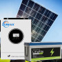 Комплект: гібридний інвертор Zumax(Power - 3.2KW) 3.2KW, 24В, с MPPT  + LiFePO4 аккумулятор 25.6V 100Ah 2560W + сонячна панель JА Solar JAM66D45-635/LB N-Type (635 Вт) Bifacial