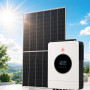 Комплект: гібридний інвертор Zumax MIC-6.2KW, 48В, MPPT сонячний контролер + сонячна панель JА Solar JAM66D45-625/LB N-Type (625 Вт) Bifacial