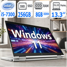 Сенсорный ноутбук HP EliteBook X360 13.3"  1030 G2 i5-7300u 8Gb/256SSD Windows 11