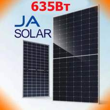Сонячна панель JА Solar JAM66D45-635/LB N-Type (635 Вт) Bifacial двостороння (Два кабеля - конектори по 1м)